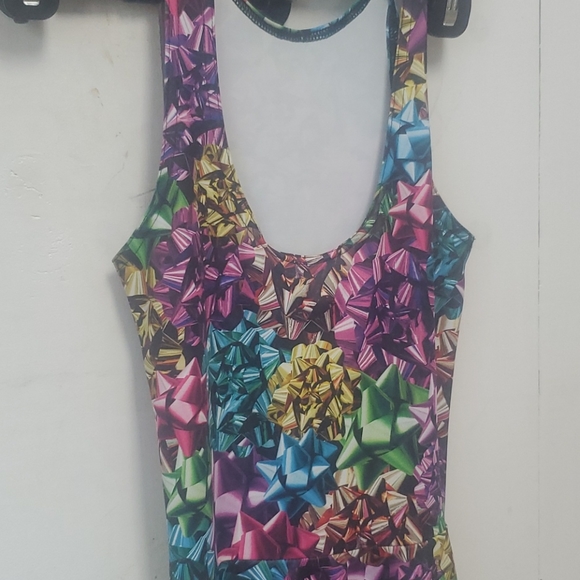 Rare Blackmilk long Torso skater dress gift bows - Picture 2 of 3